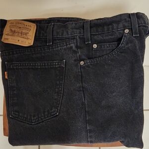 Levi's Black Relaxed Jeans Classic Style